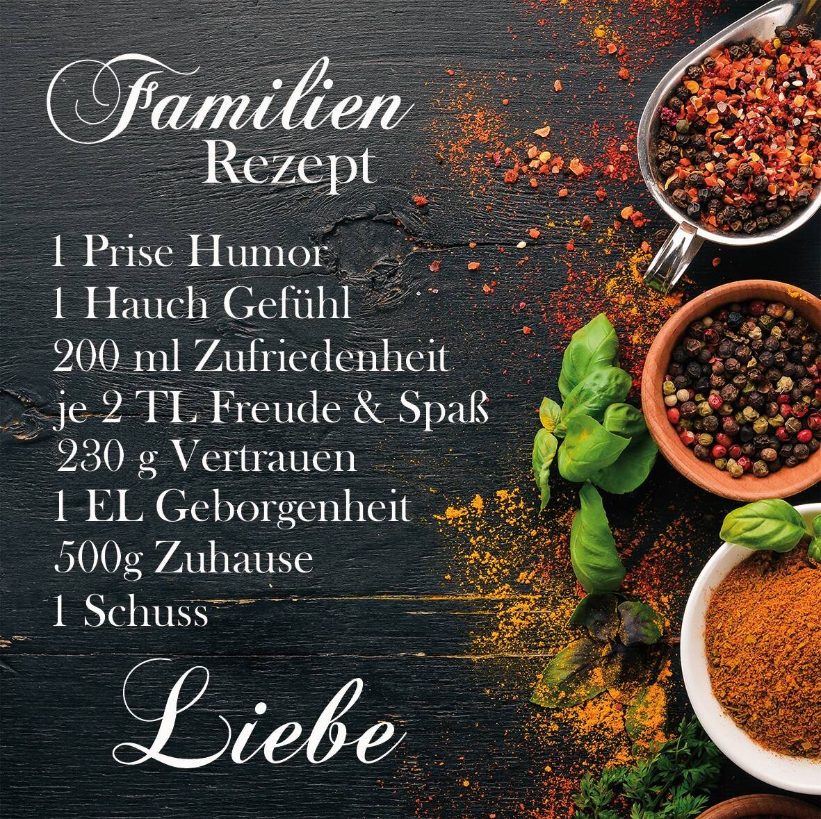 Bönninghoff Keilrahmenbild Spruch B/H/L: ca. 35x2x35 cm