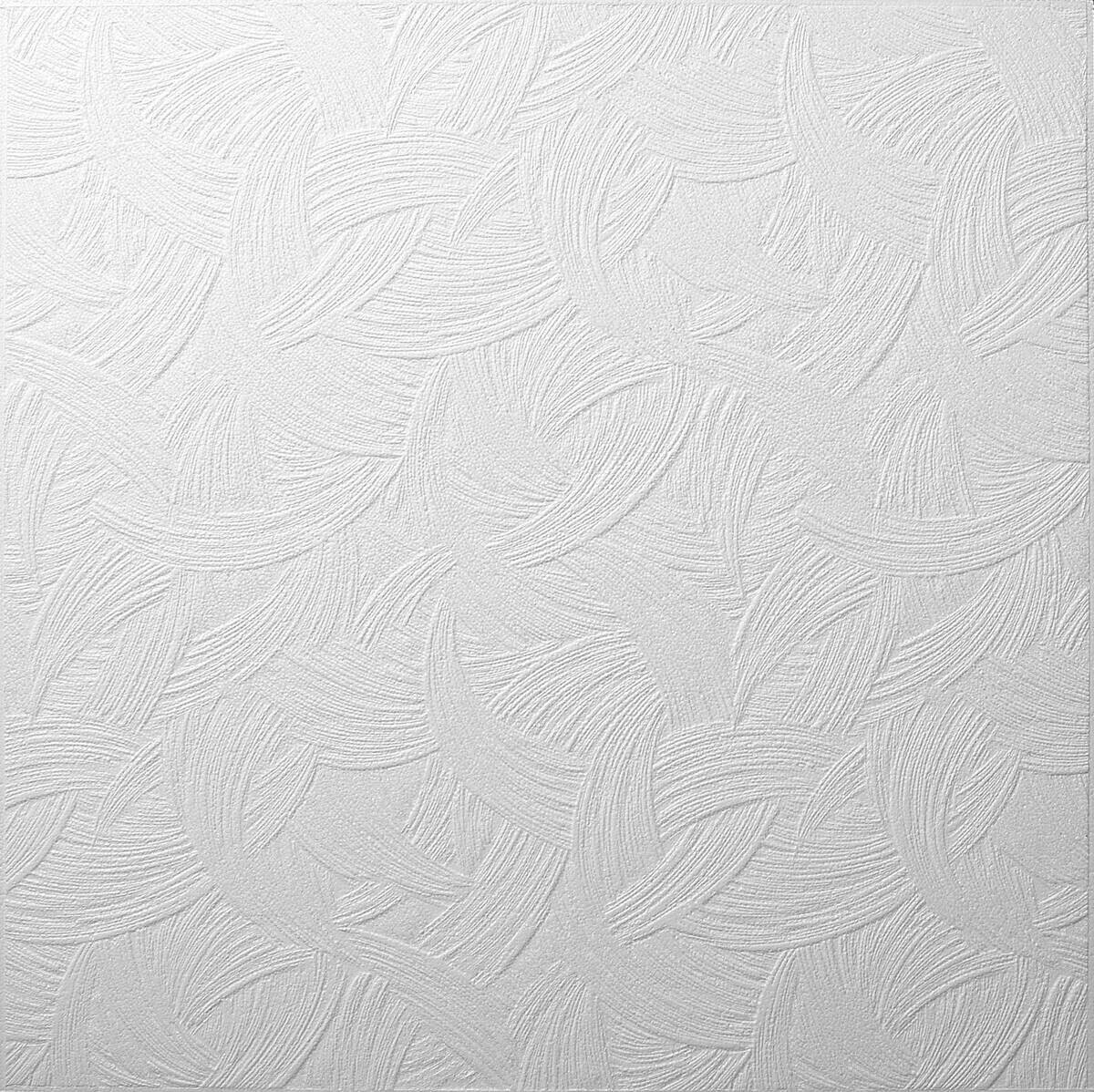 Dämmdeckenplatte weiß B/H/L: ca. 50x1,5x50 cm