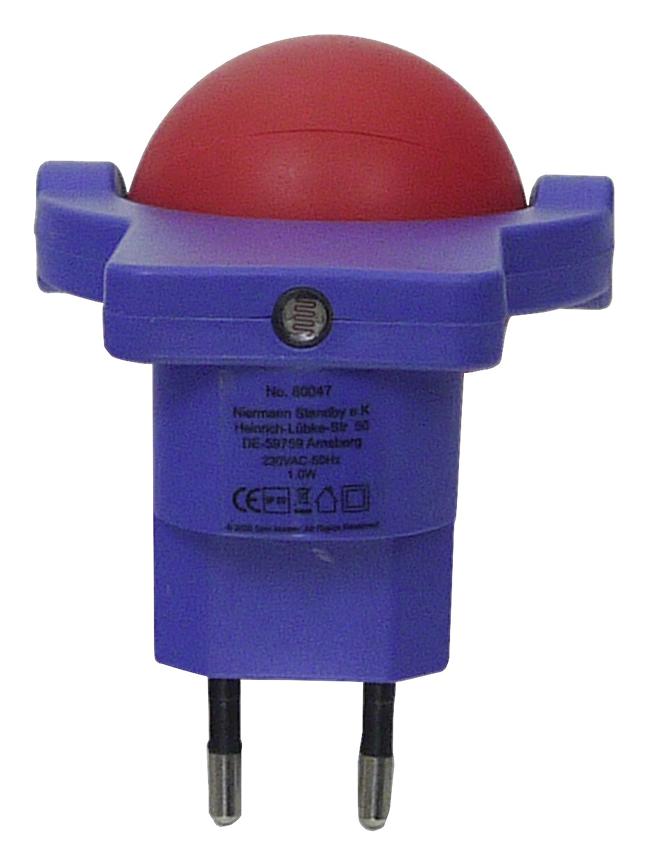 Niermann Stecker-Nachtlicht Paw Patrol dunkelblau rot Kunststoff