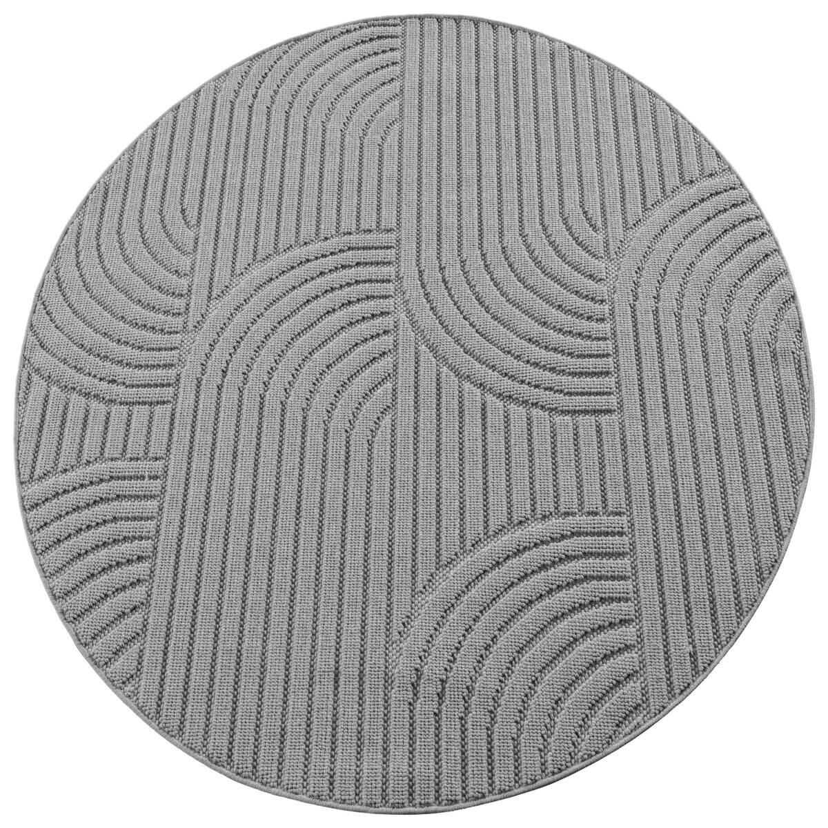 Ayyildiz Kurzflorteppich HELIX silber B/H/L: ca. 200x0,7x200 cm