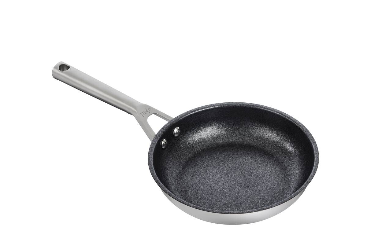 Ninja Bratpfannenset Foodi ZEROSTICK C62000EU silber Edelstahl 2 tlg.