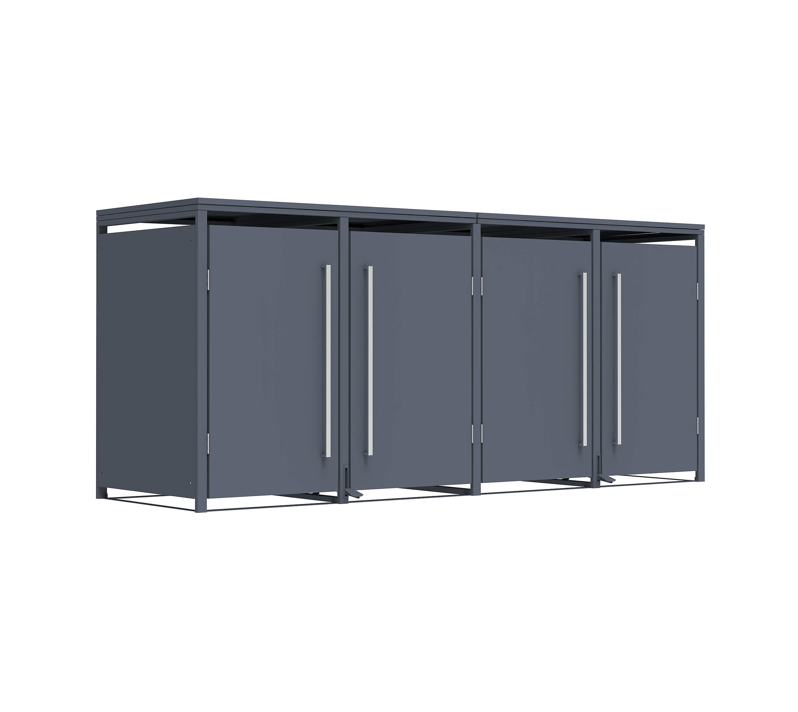 Westmann Mülltonnenbox Pedura anthrazit B/H/L: ca. 265x116x80 cm