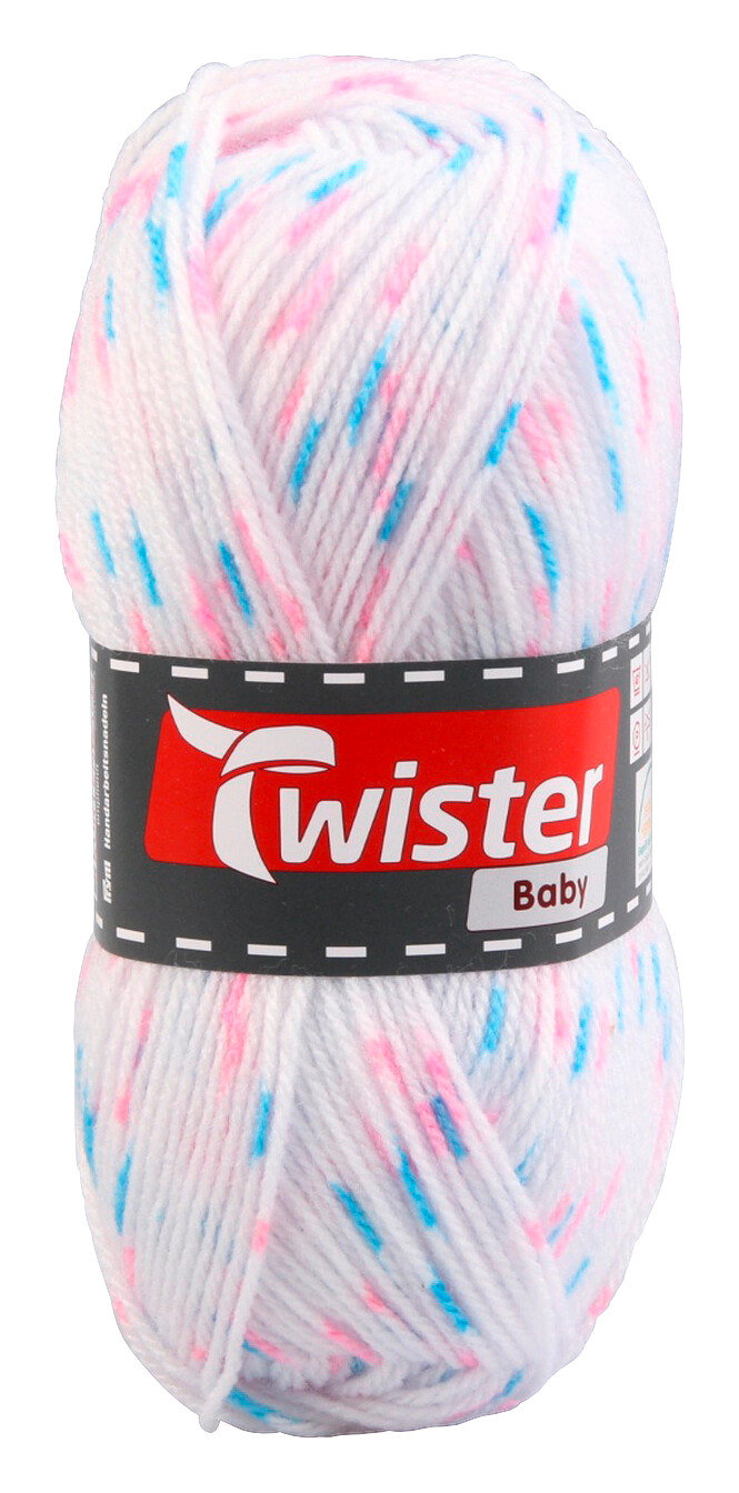 Twister Handstrickgarn Twister Baby weiß L: ca. 21000 cm