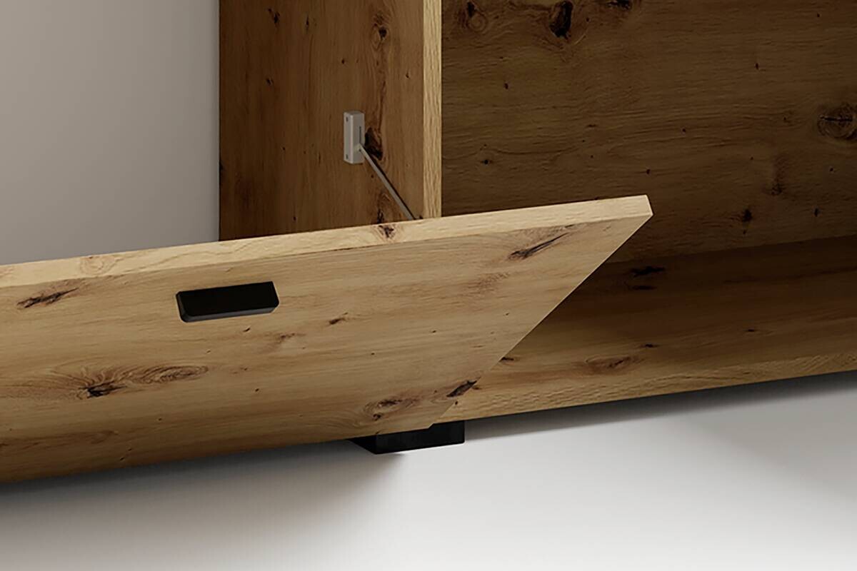 Sideboard FRAME Eiche schwarz B/H/T: ca. 200x75,5x37,5 cm