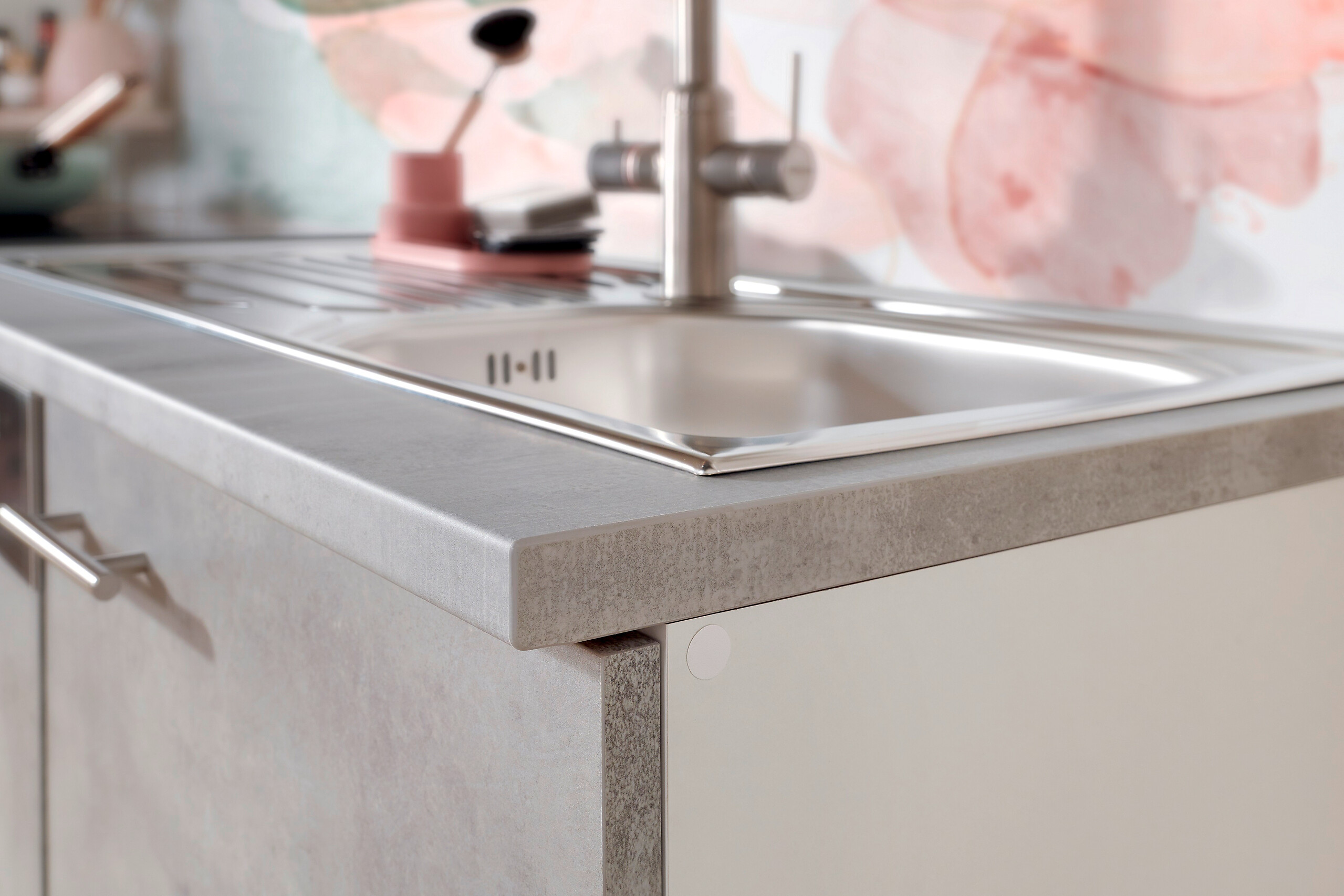 Respekta Winkelküche Malia Beton Optik B/H/T: ca. 280x200x172 cm