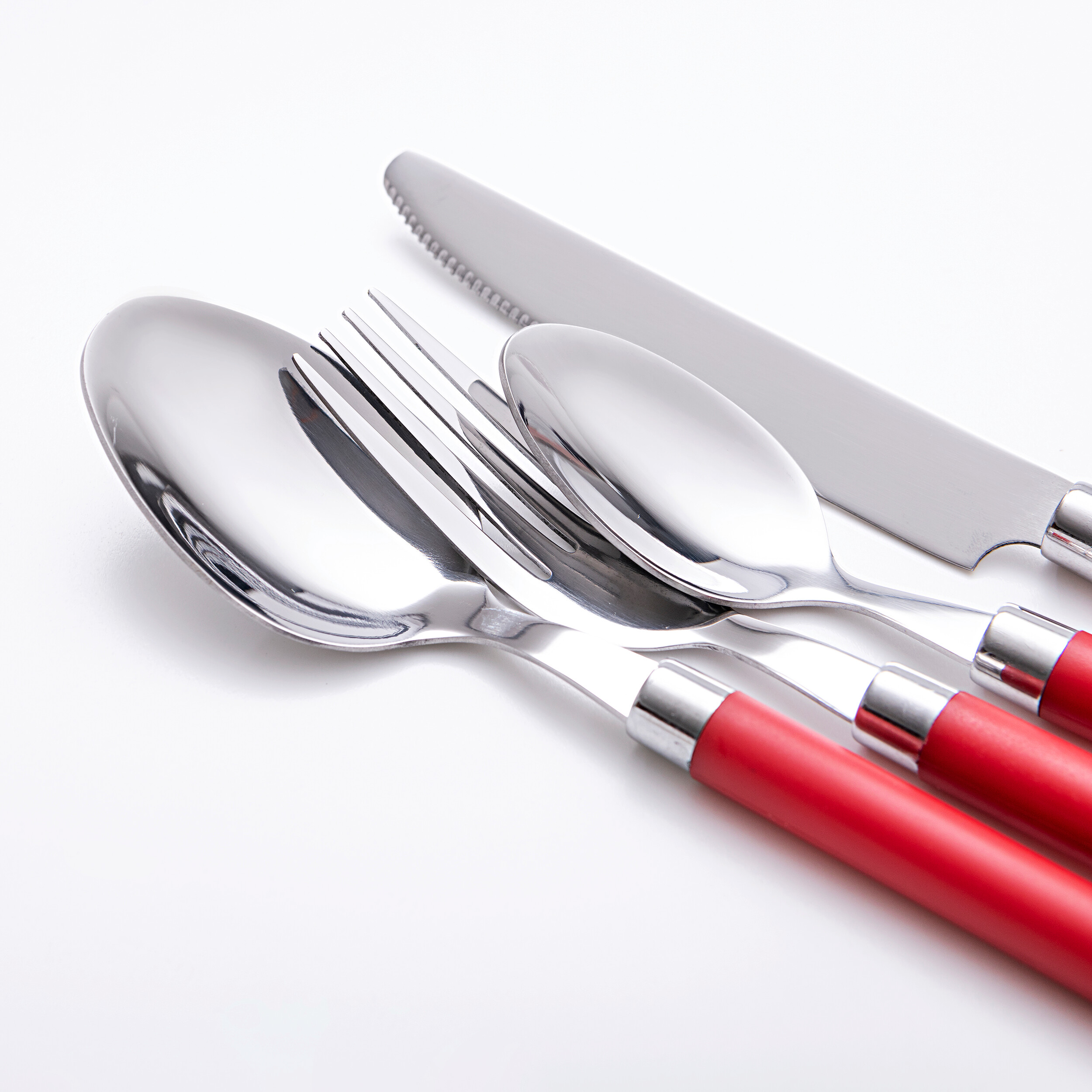 POLO CLUB Besteckset POLO CLUB rot Edelstahl 16 tlg.