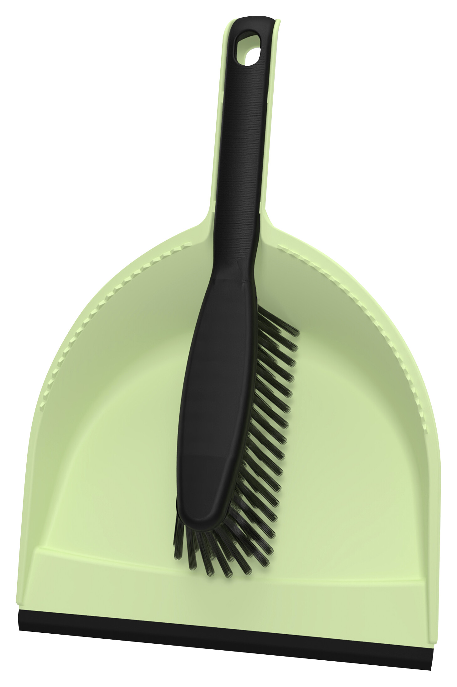 Kehrgarnitur grün B/H/L: ca. 22x9x31 cm