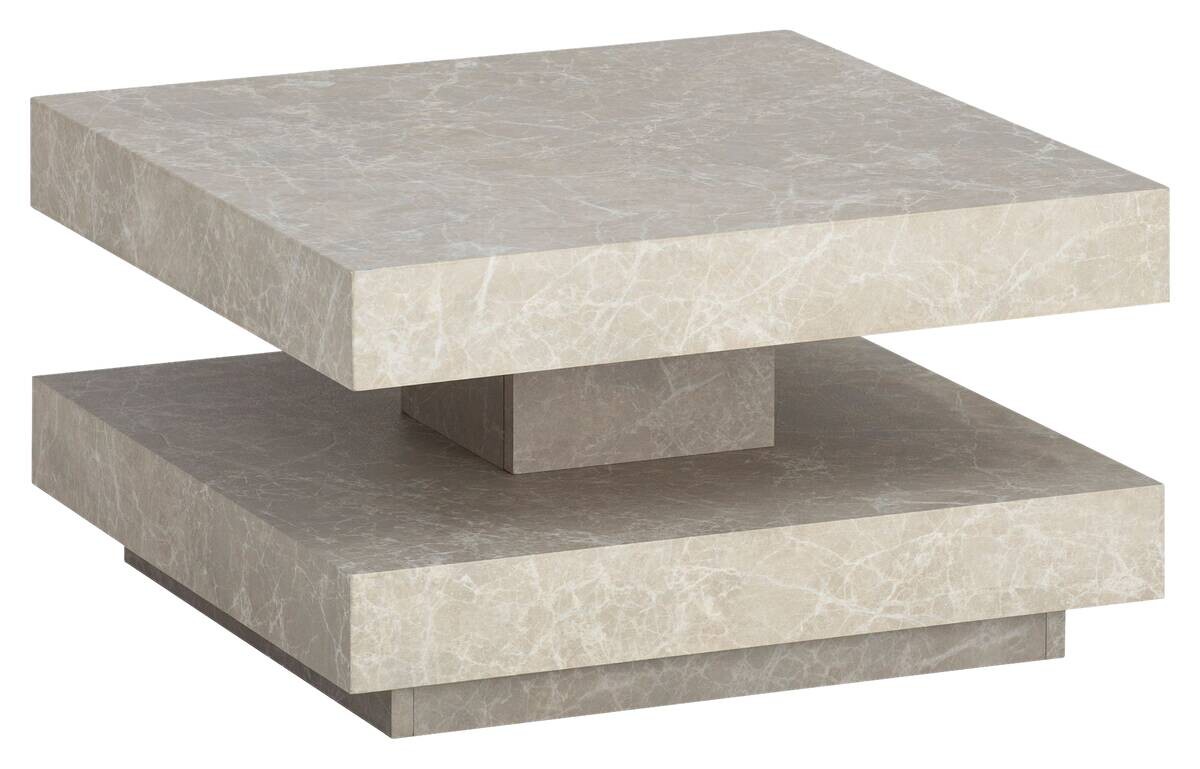 Wohnling Couchtisch sand B/H/T: ca. 60x34x60 cm