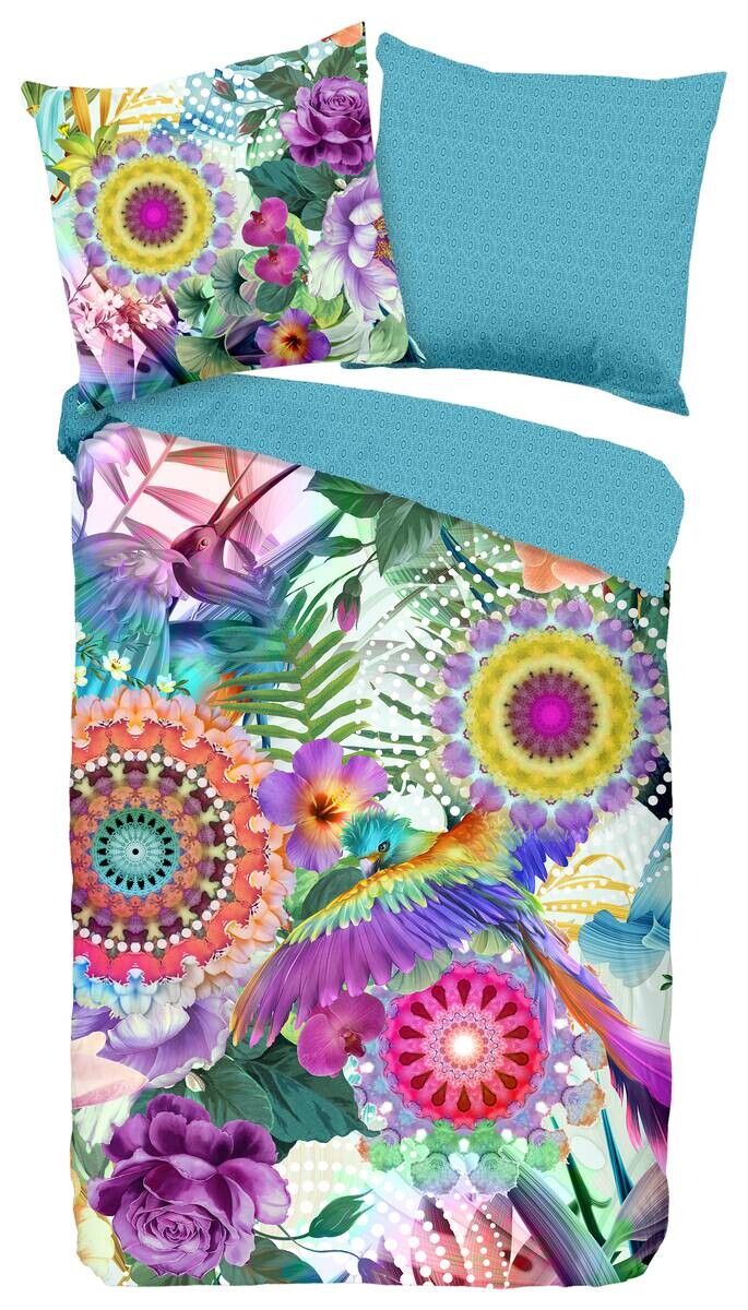 Baumwoll Bettwäsche Aviva Satin Multi Baumwolle B/L: ca. 155x220 cm