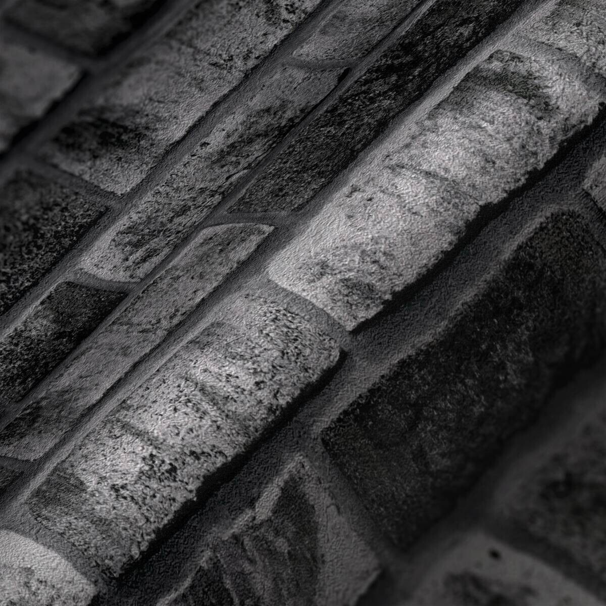 A.S.Creation Vliestapete anthrazit B/H/D: ca. 53x1005x8,6 cm