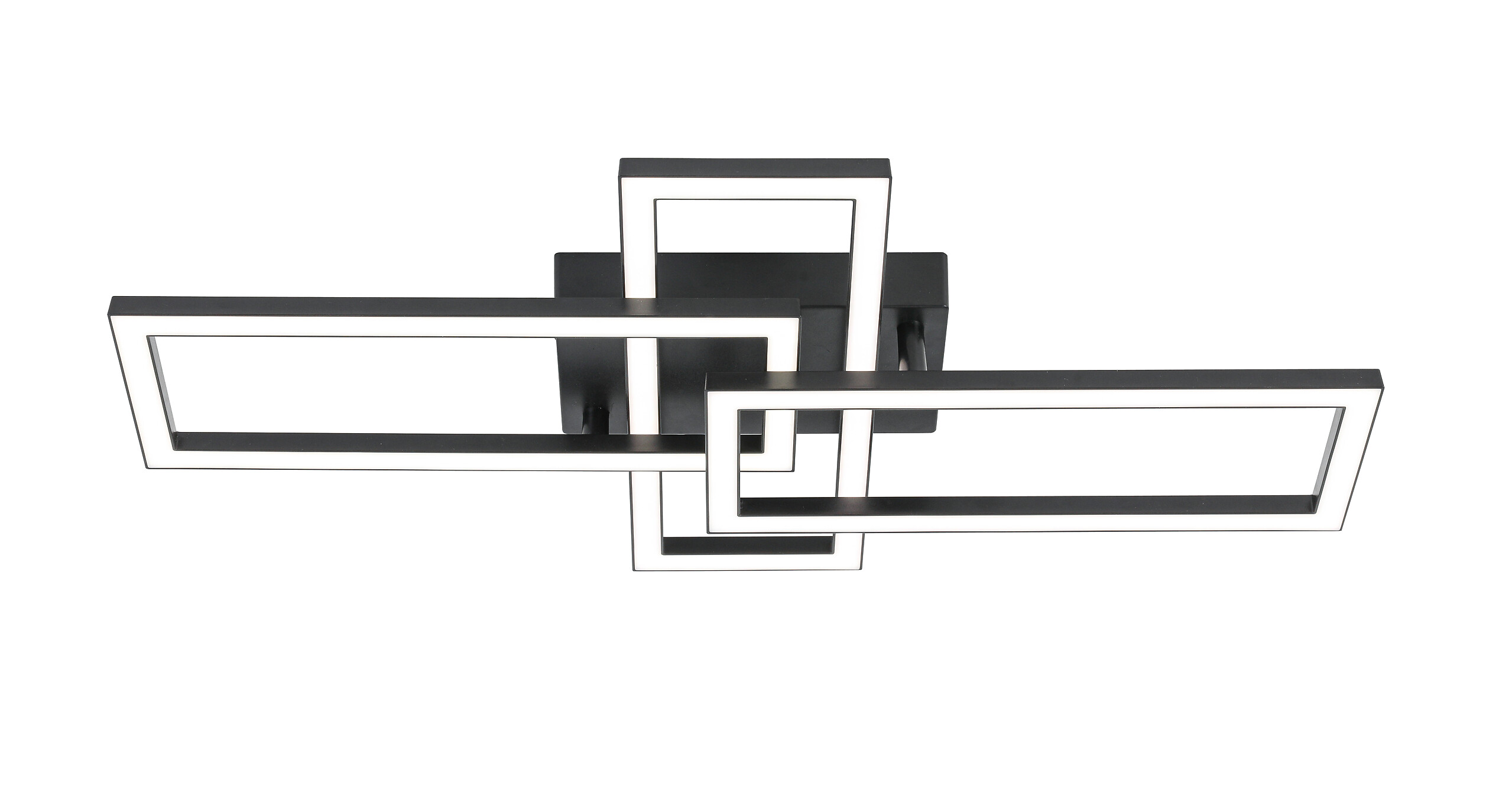 Nolo Deckenleuchte Tahnee schwarz Kunststoff B/H/L: ca. 35x8x64 cm