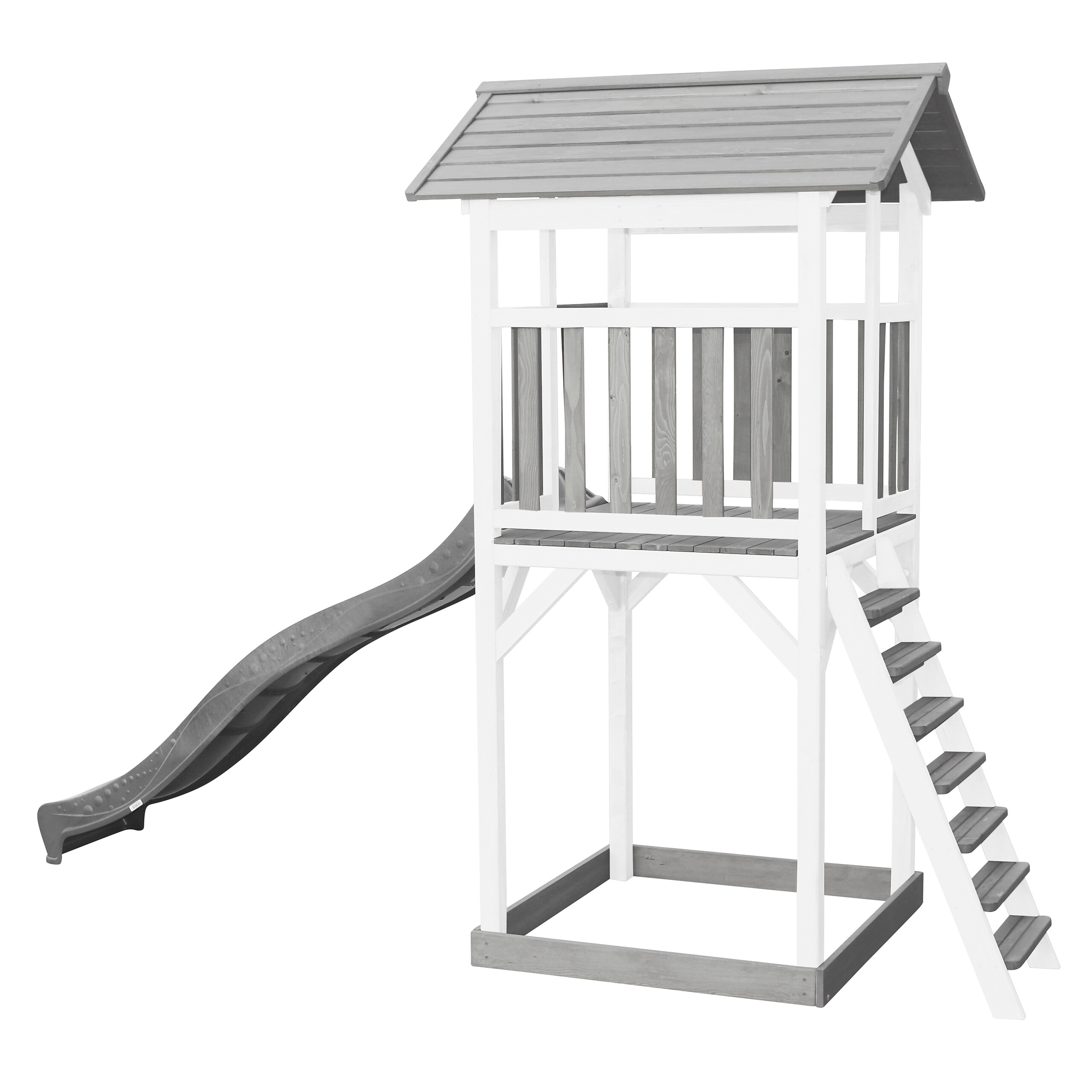 AXI Spielturm Beach Tower grau B/H/L: ca. 111x242x349 cm