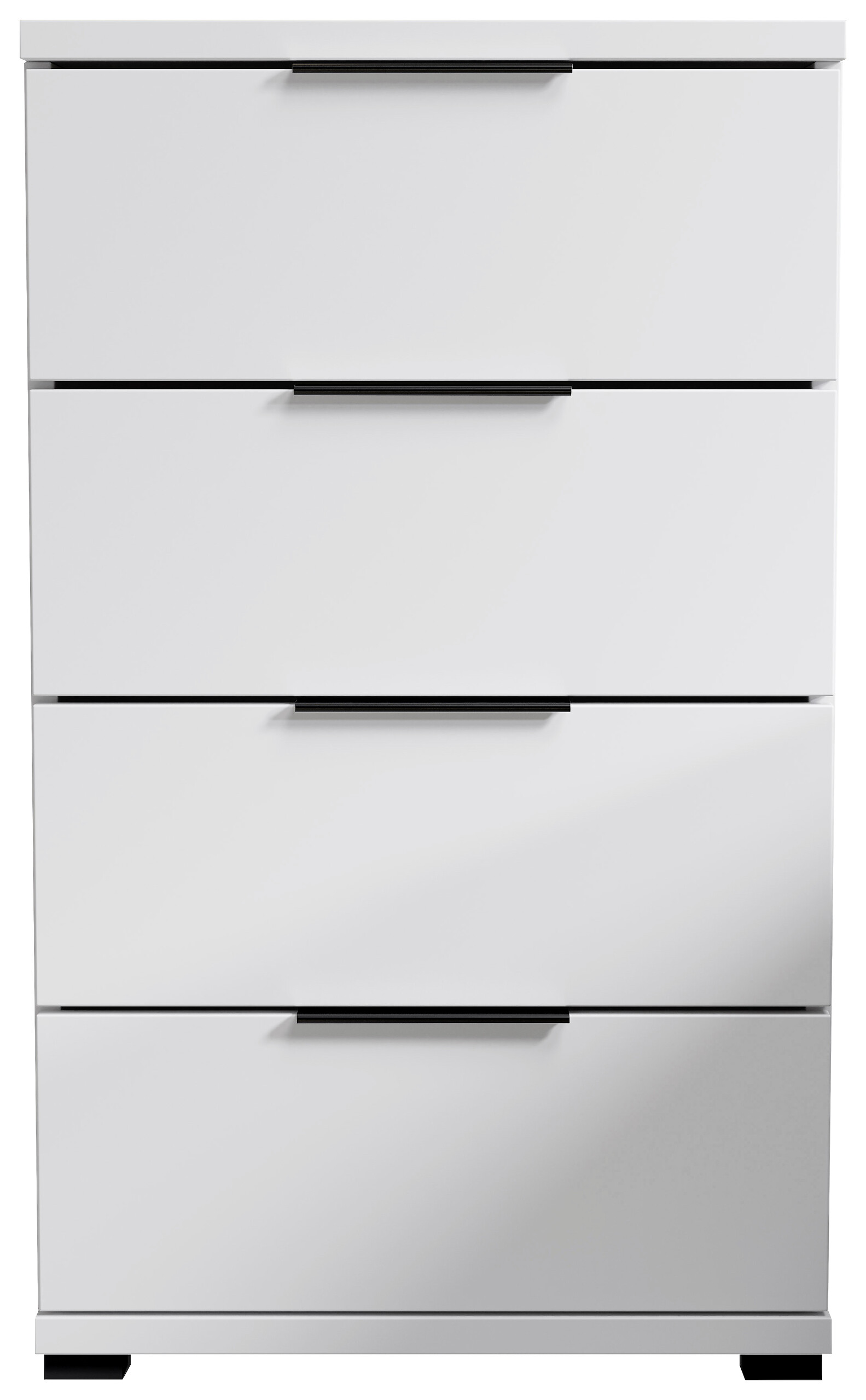 Nachtkonsole Salermo weiß B/H/T: ca. 46x79x42 cm