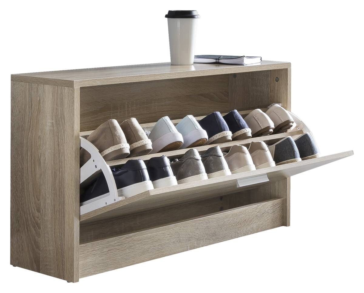 Schuhbank Eiche Sonoma Nachbildung B/H/T: ca. 80x47x24 cm