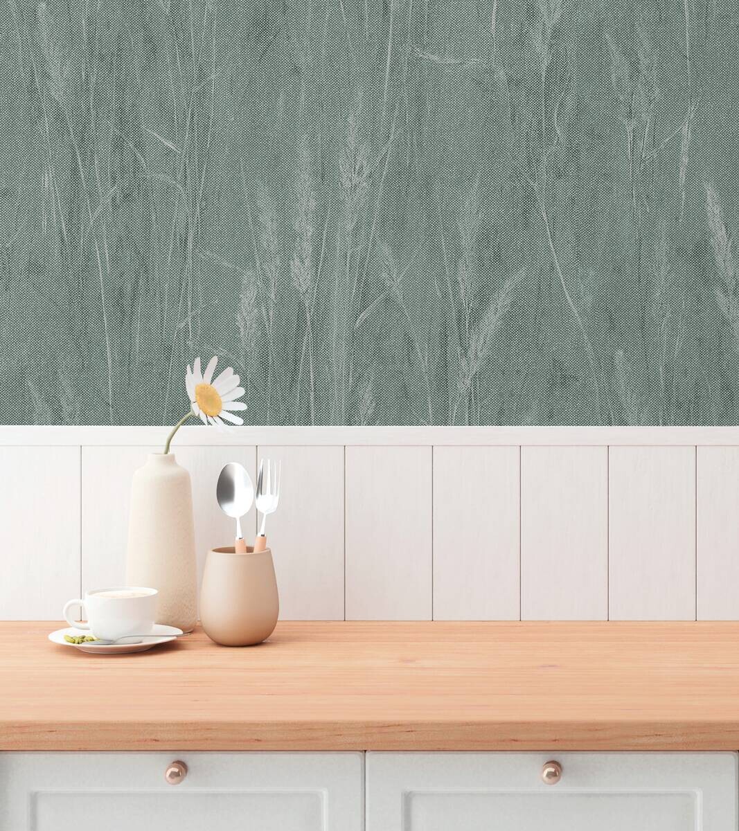 A.S.Creation Vliestapete grün B/H/D: ca. 53x1005x8,8 cm