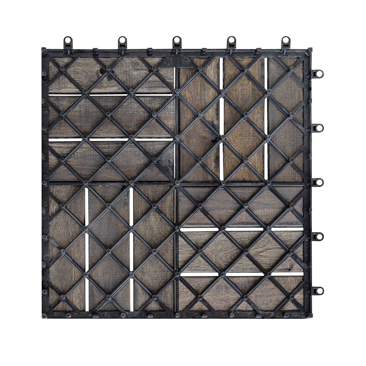 POCOline Terrassenfliese Anthrazit anthrazit B/L: ca. 30x30 cm