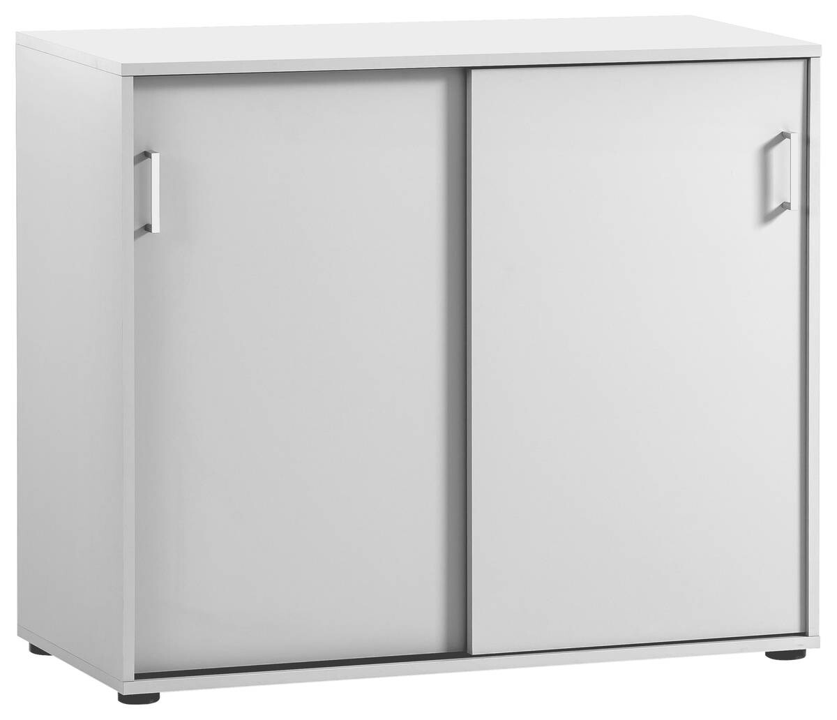 Schiebetürenschrank Niels weiß B/H/T: ca. 100x83,6x41 cm