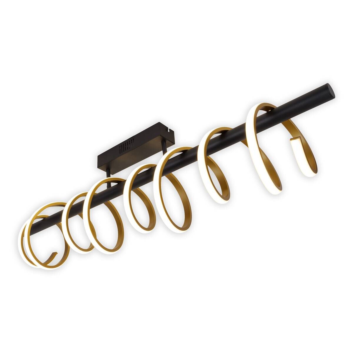 Näve Leuchten Deckenleuchte 1374358 gold Kunststoff Metall B/H/T: ca. 20x27x100 cm null 1 Brennstellen