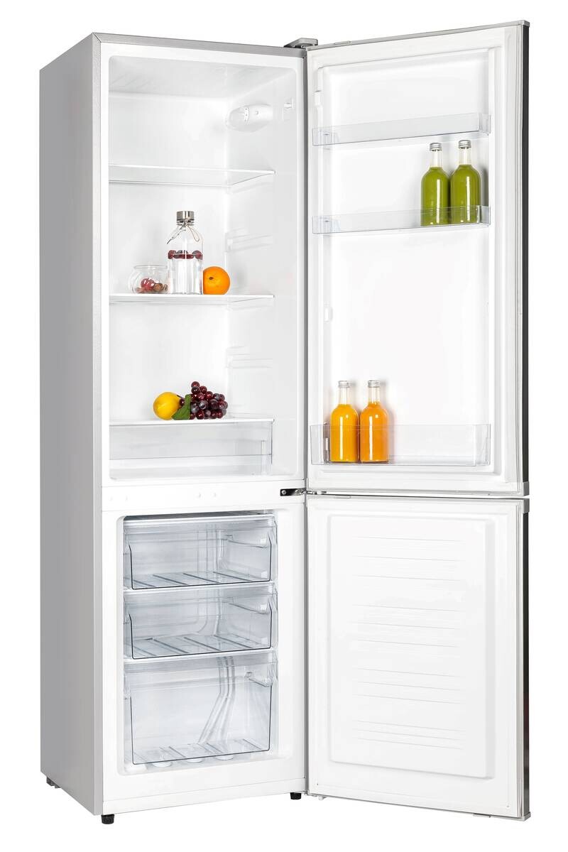 POCOline Kühl-/Gefrierkombination KGK 180-244 ESI silber B/H/T: ca. 54,5x180x57 cm POCOline Kühl-/Gefrierkombination KGK 180-244 ESI silber B/H/T: ca. 54,5x180x57 cm