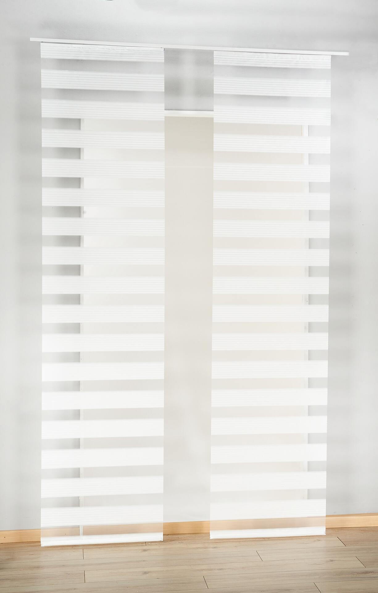 POCOline Schiebevorhang Timba weiß B/L: ca. 60x245 cm