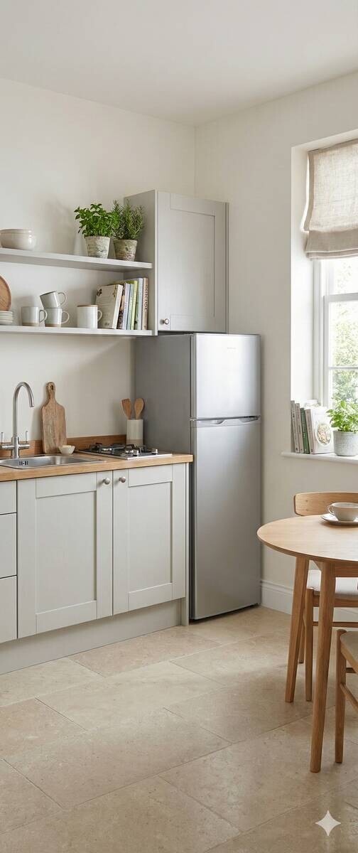 POCOline Kühl-/Gefrierkombination KGK125-132EIX Inox B/H/T: ca. 45x125x49 cm