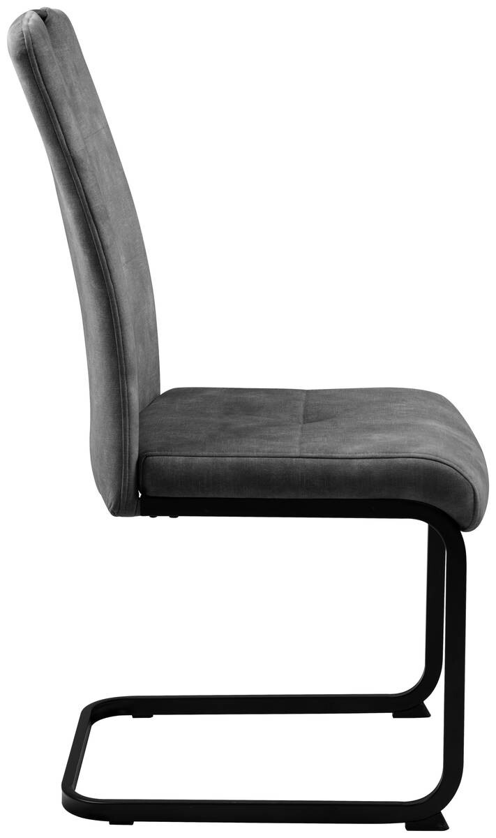 Schwingstuhl Zora anthrazit Microfaser B/H/T: ca. 42x100x61 cm