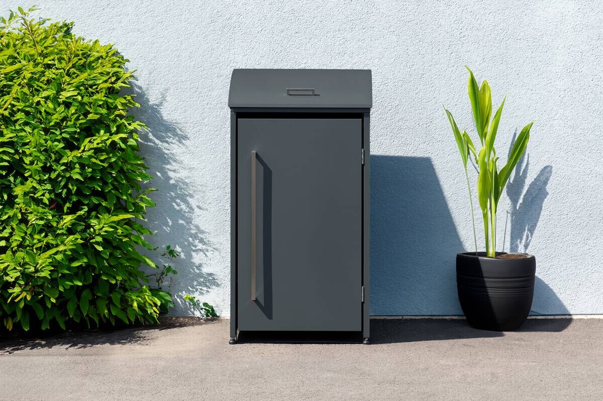 Westmann Mülltonnenbox Moderna anthrazit B/H/L: ca. 72x135x83 cm