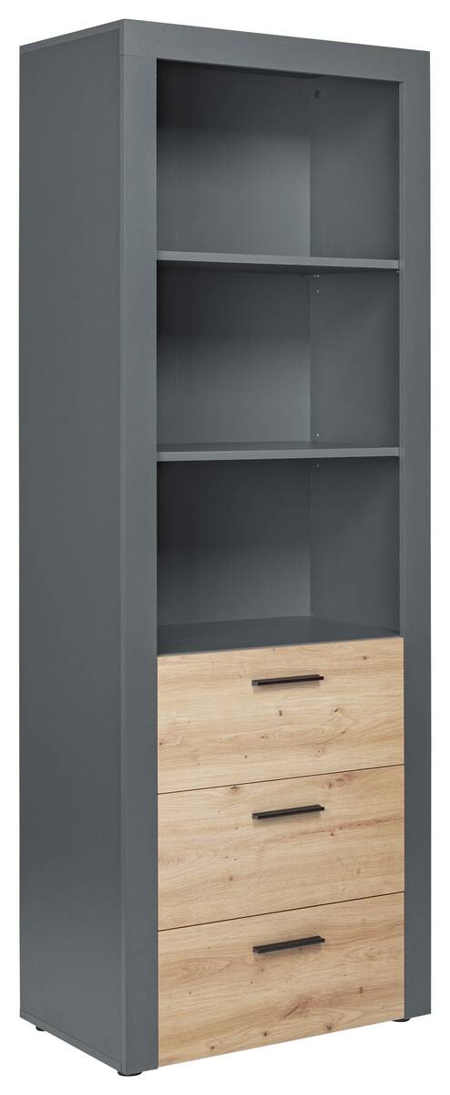 Regal Cobeto Eiche Artisan Nachbildung B/H/T: ca. 68,6x190x41,6 cm