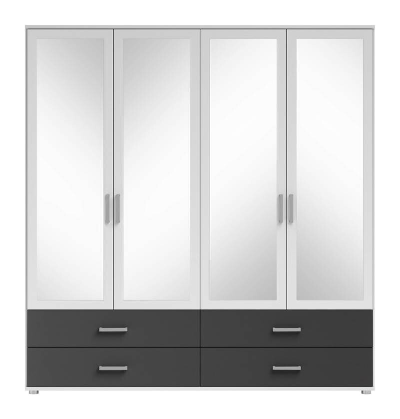 Kleiderschrank Ivar weiß B/H/T: ca. 181x190x51 cm