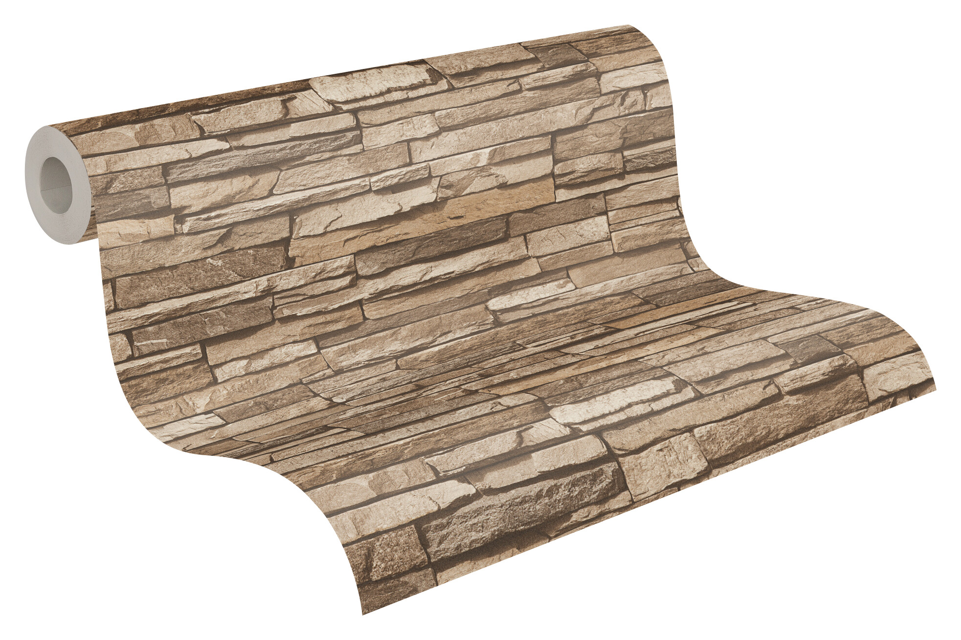 A.S.Creation Vliestapete braun beige B/H/D: ca. 53x1005x9,3 cm