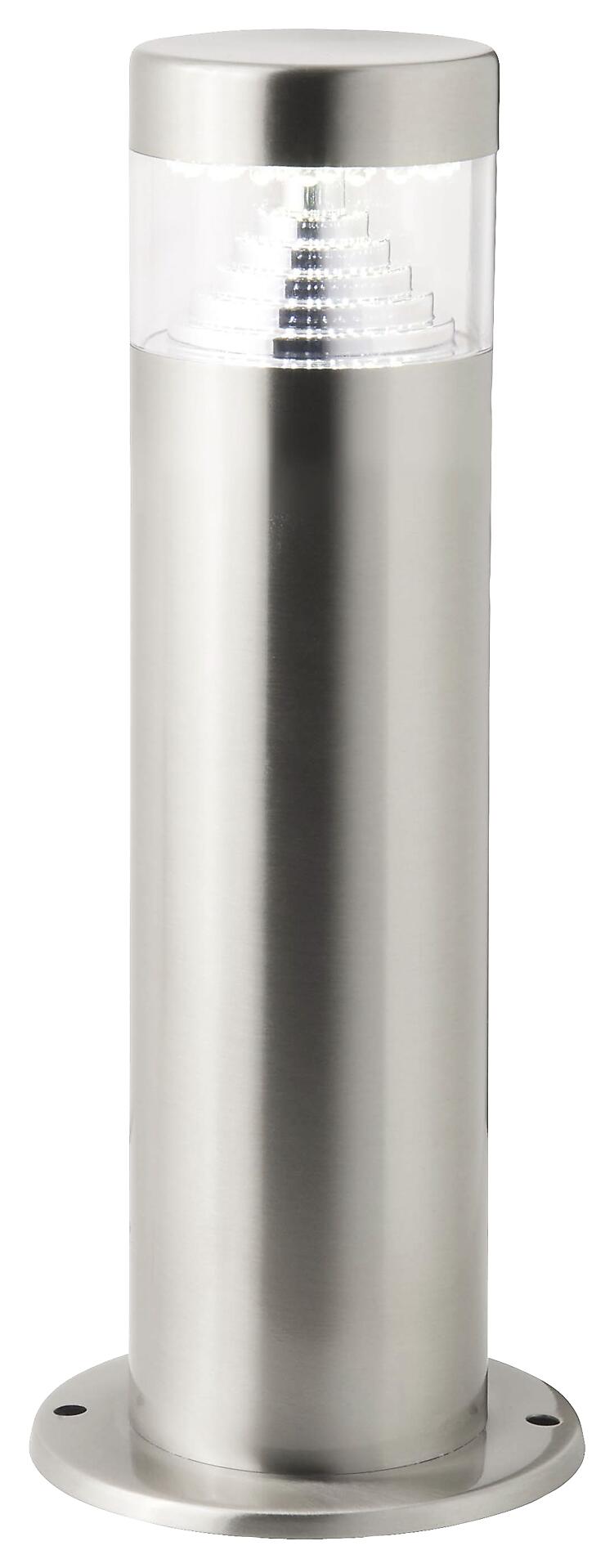 Außenstandleuchte G43484/82 Edelstahloptik B/H/T/D: ca. 7,5x30x7,5x7,5 cm