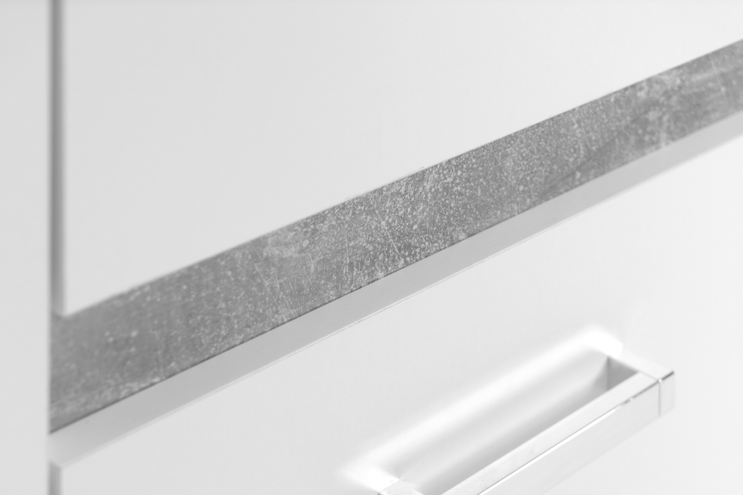 Sideboard Volos Beton Optik weiß B/H/T: ca. 160x90x38 cm