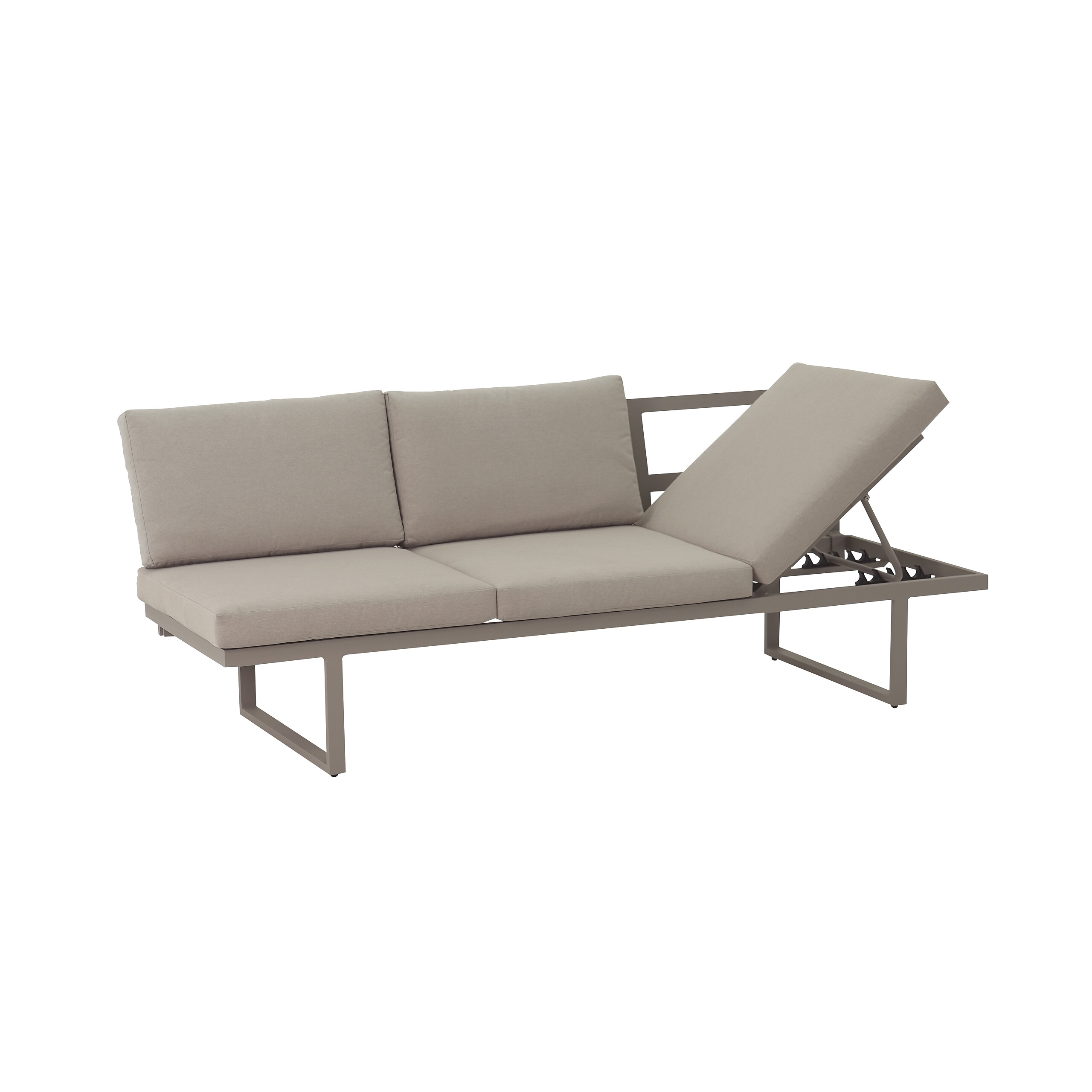 POCOline Gartensitzgruppe Tulum grau Glas