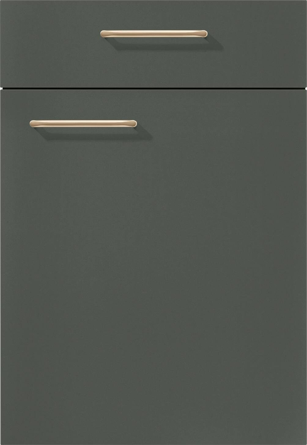 nobilia Inselküche Easytouch Mineralgrün Lacklaminat B/T/L: ca. 272x60x262 cm