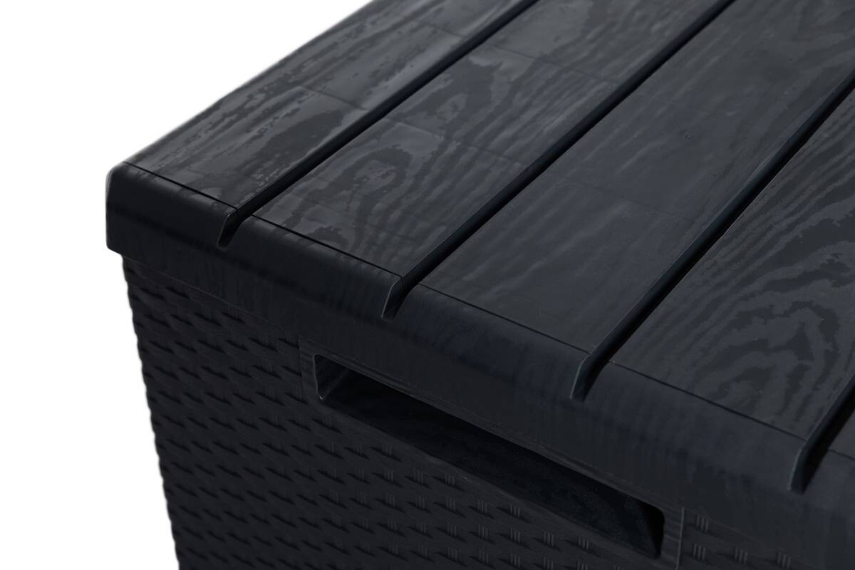 Toomax Aufbewahrungsbox Portofino 340 anthrazit Kunststoff B/H/T: ca. 124x56x54 cm