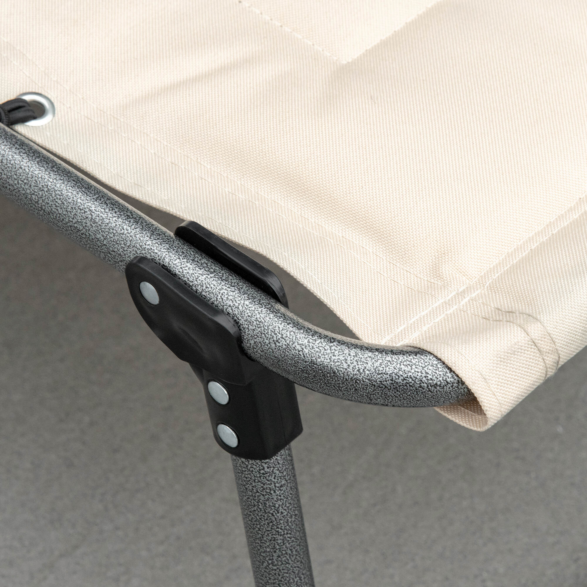 Outsunny Sonnenliege beige Polyester B/H/L: ca. 57x30x188 cm