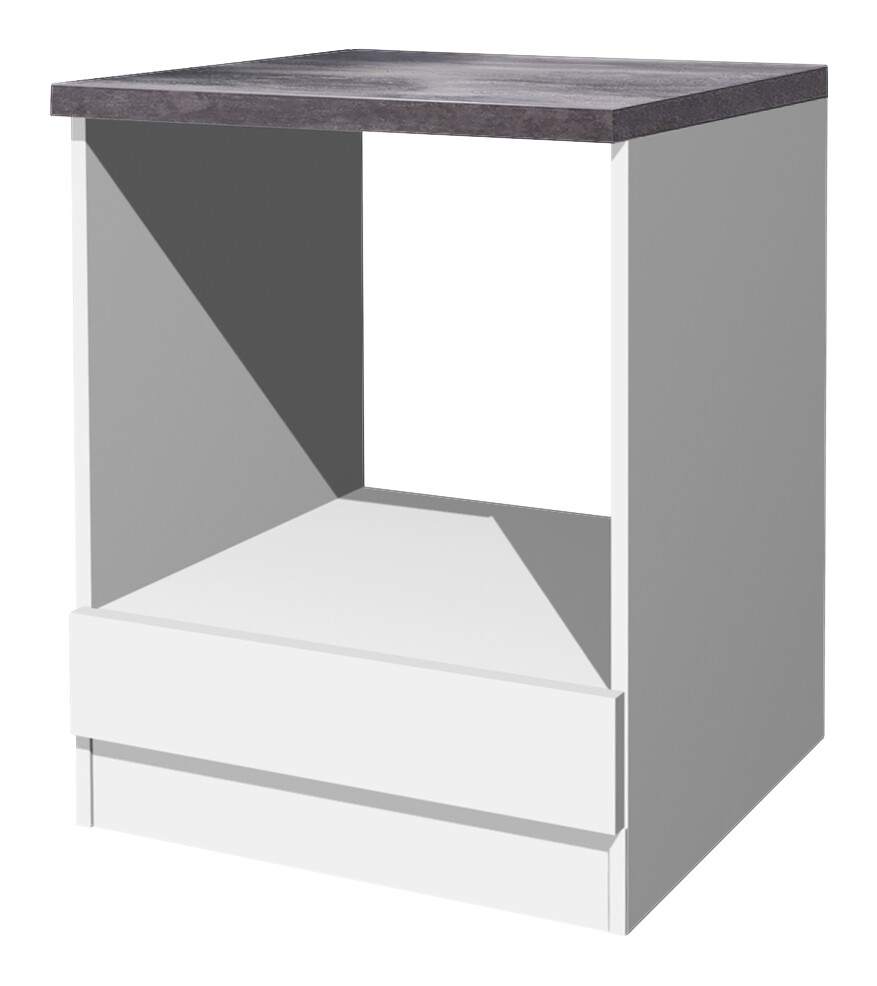 Flex-Well Herdumbauschrank Lucca weiß matt B/H/T: ca. 60x85x60 cm Flex-Well Herdumbauschrank Lucca weiß matt B/H/T: ca. 60x85x60 cm