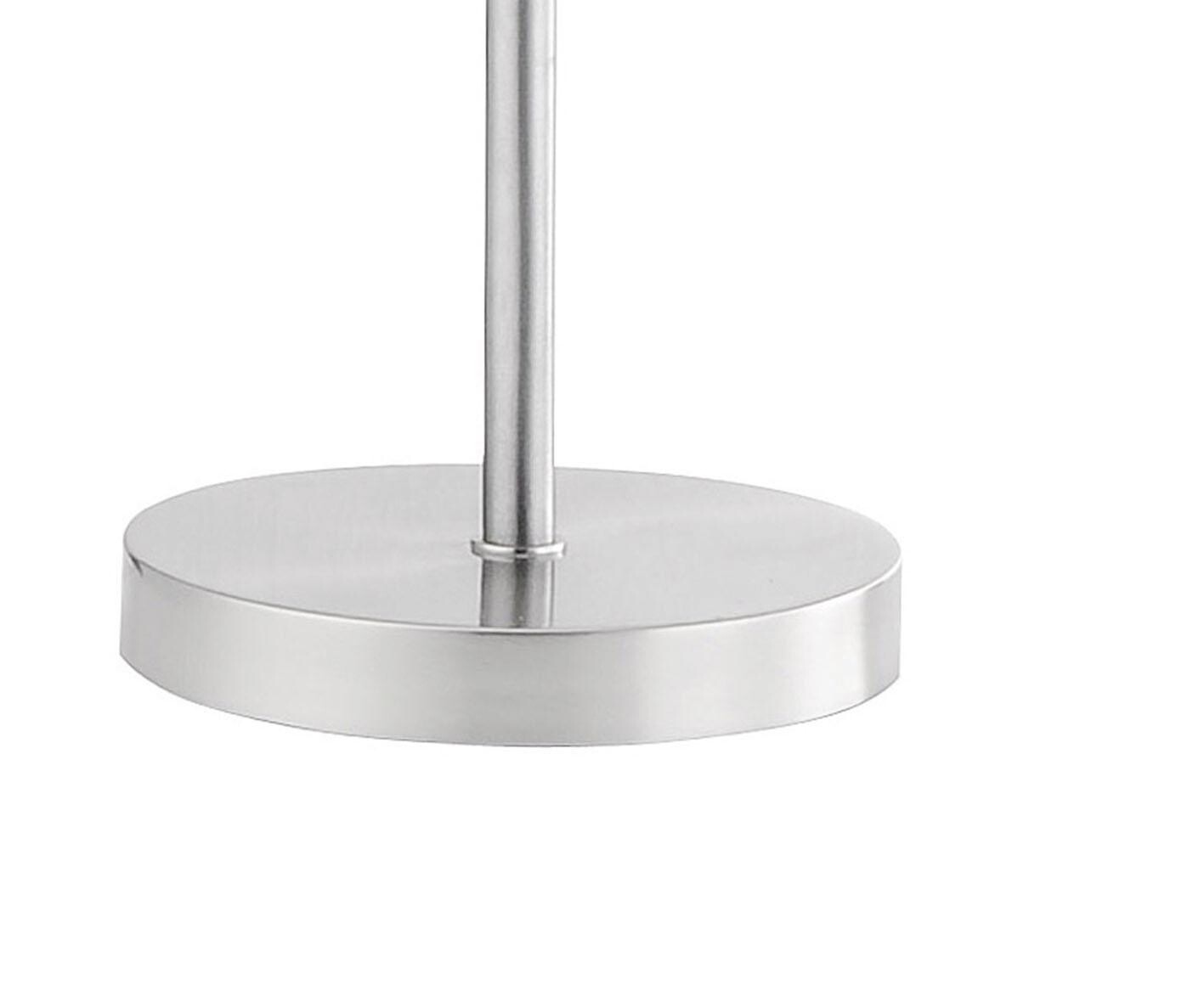 Just Light Stehleuchte Dawda stahlfarbig silber Metall H: ca. 125 cm