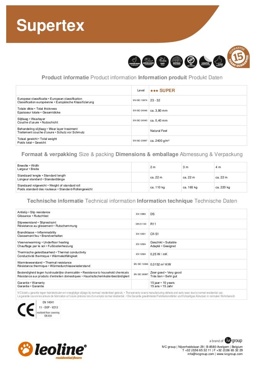 Vinylboden natur Eiche B: ca. 400 cm pro m²