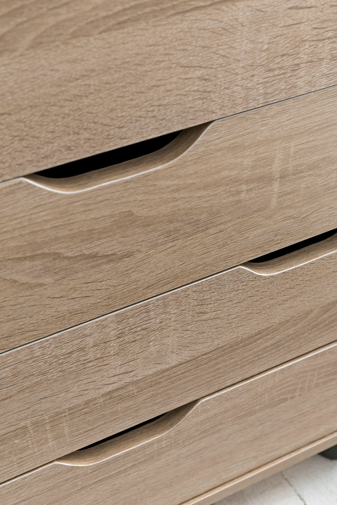 Rollcontainer braun Spanplatte B/H/T: ca. 40x60x40 cm