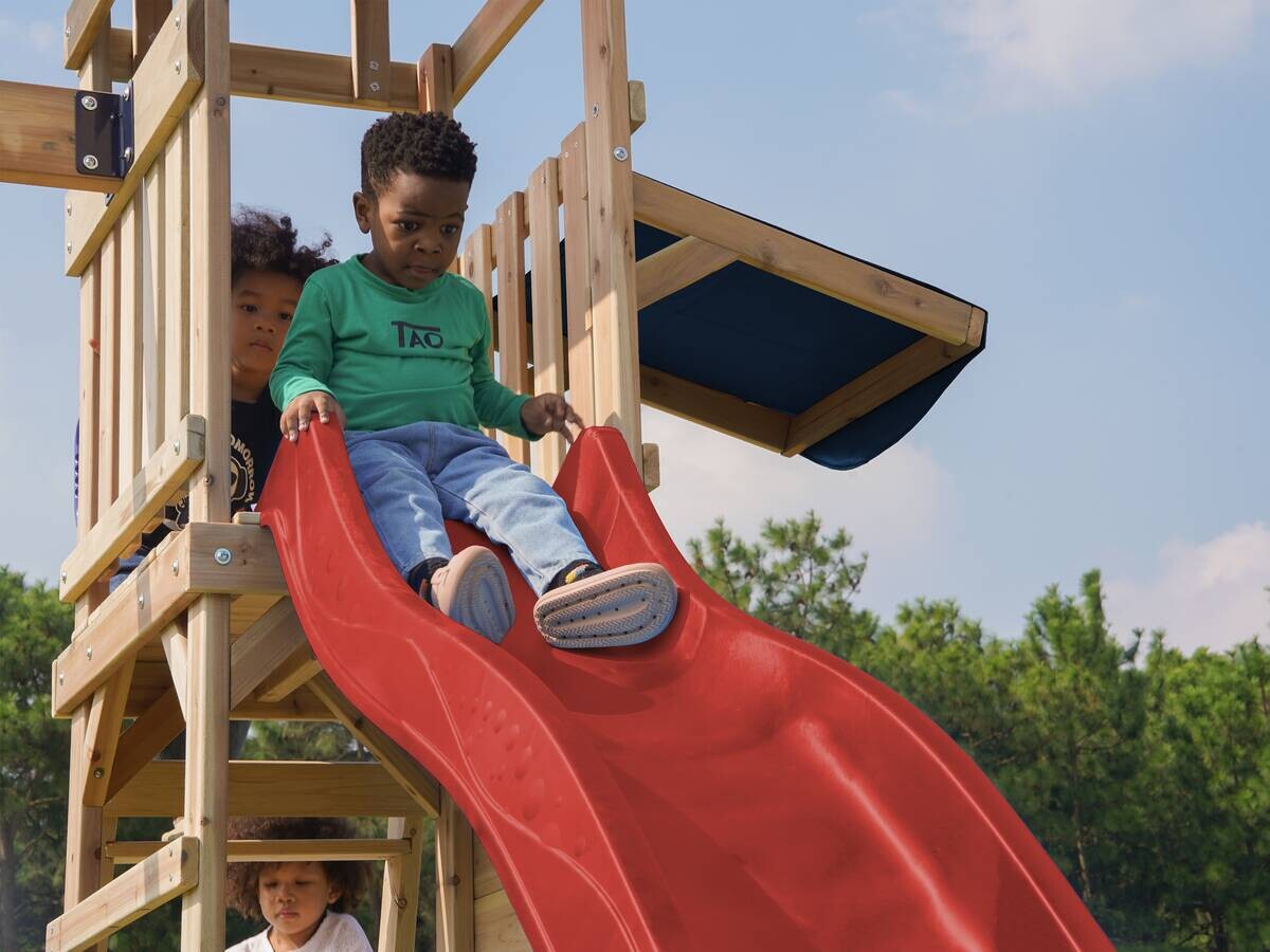 AXI Spielturm Malik rot B/H/L: ca. 345x270x336 cm