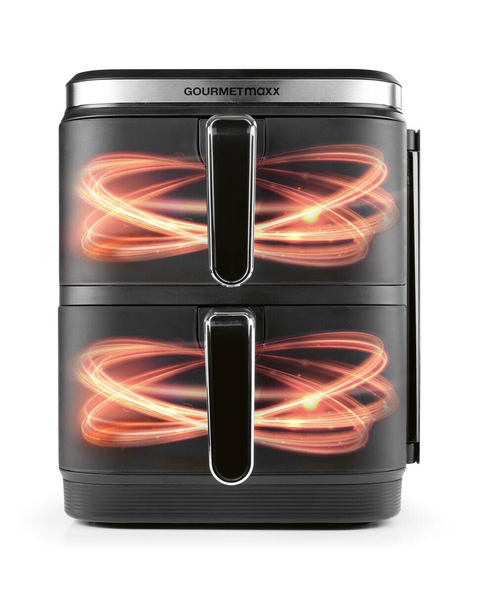 GOURMETmaxx Heißluftfritteuse 15305 schwarz Kunststoff B/H/L: ca. 32x49x39 cm ca. 11 l