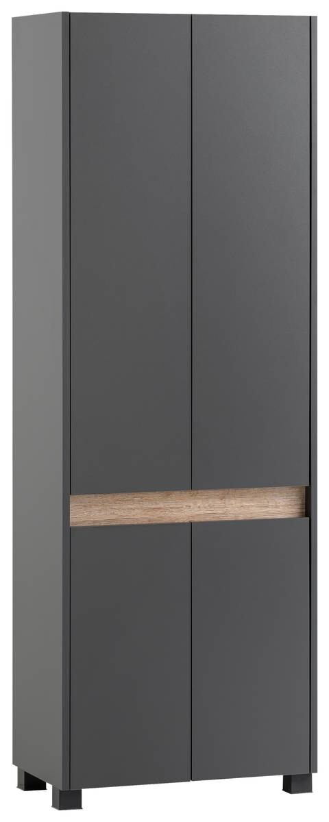 Schuhschrank Cosmo anthrazit B/H/T: ca. 56,9x164,5x33 cm Schuhschrank Cosmo anthrazit B/H/T: ca. 56,9x164,5x33 cm