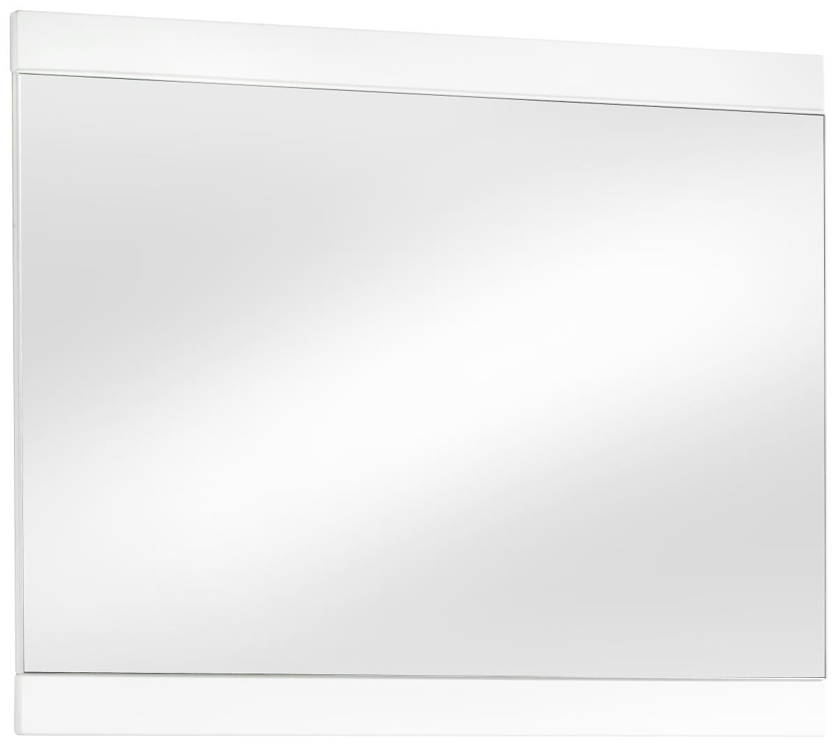 Wandspiegel Atlanta weiß Hochglanz B/H/T: ca. 90x73x2 cm