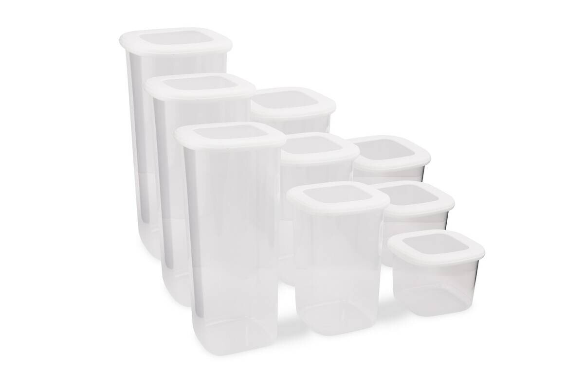 HermiaConcept Frischhaltebox-Set Lucienne 9-tlg. weiß HermiaConcept Frischhaltebox-Set Lucienne 9-tlg. weiß