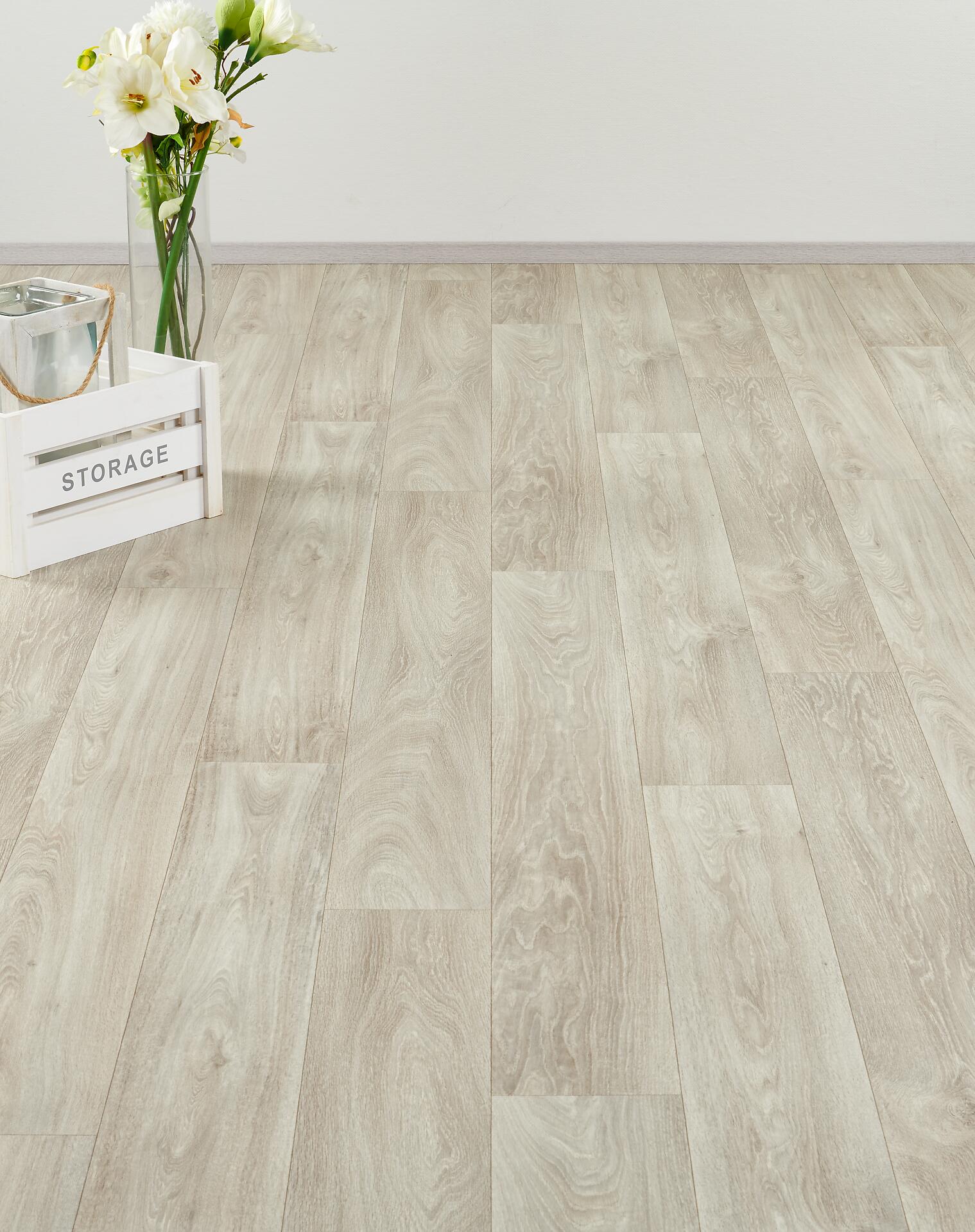 Vinylboden Quintex hellbeige Eiche B: ca. 500 cm pro m²