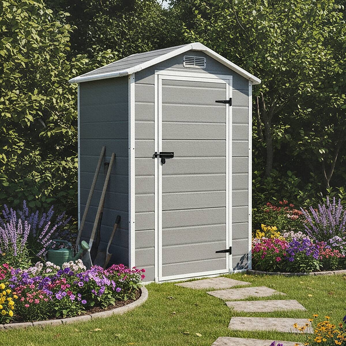 POCOline Gartenhaus Basic grau