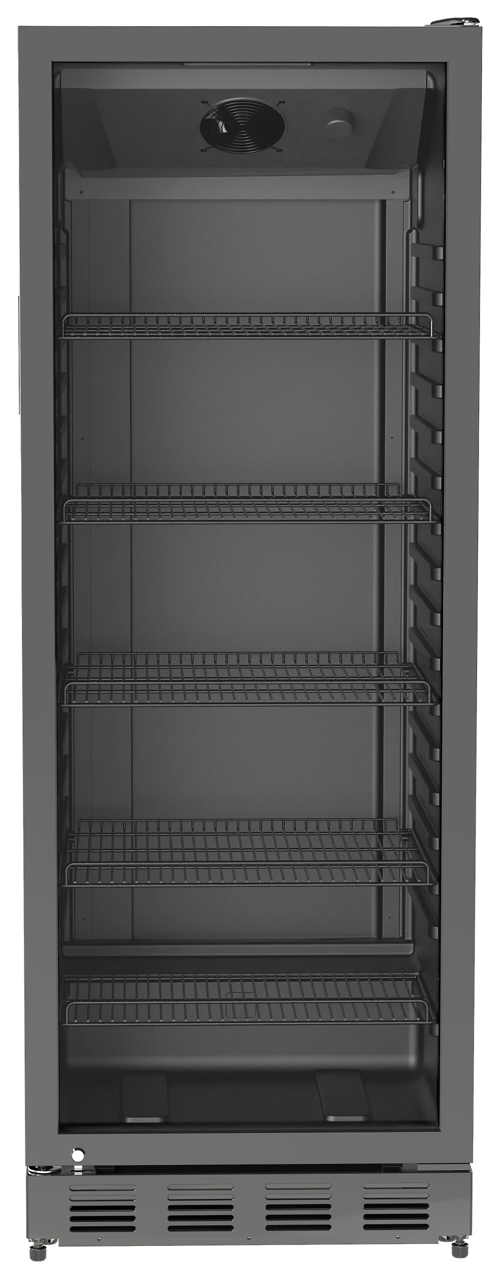 POCOline Kühlschrank GTK159-280CS schwarz B/H/T: ca. 57x159x60 cm