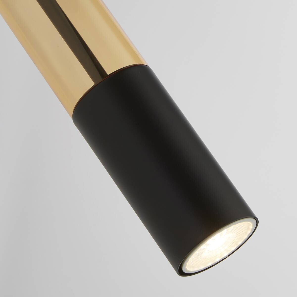 Searchlight Wandleuchte Merrygold schwarz Acryl Stahl B/H/T: ca. 10x28,5x28,7 cm GU10 1 Brennstellen