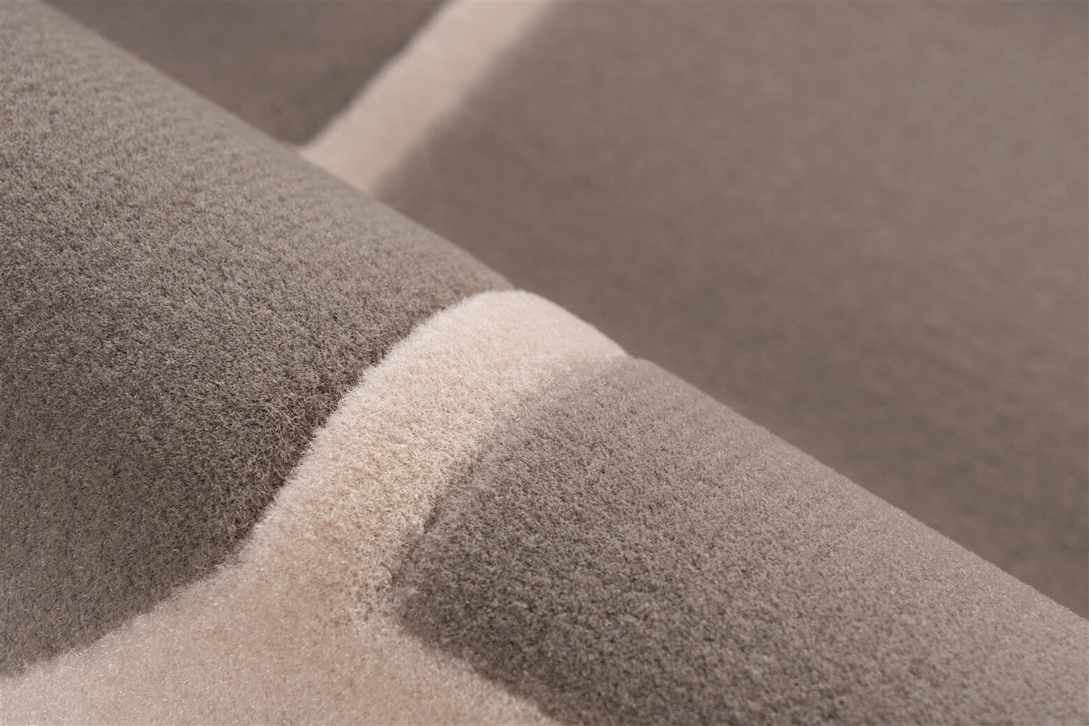 Kayoom Kurzflorteppich Lina 125 taupe B/L: ca. 80x300 cm